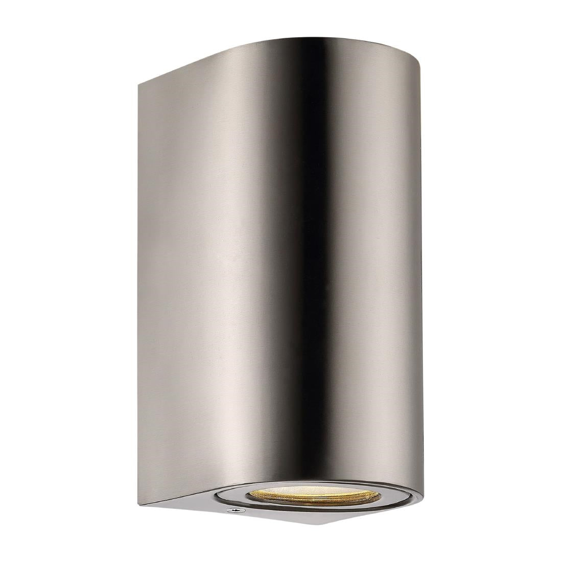JE747 Nordlux Canto Maxi 2 Outdoor Wall Light Stainless Steel (Direct)