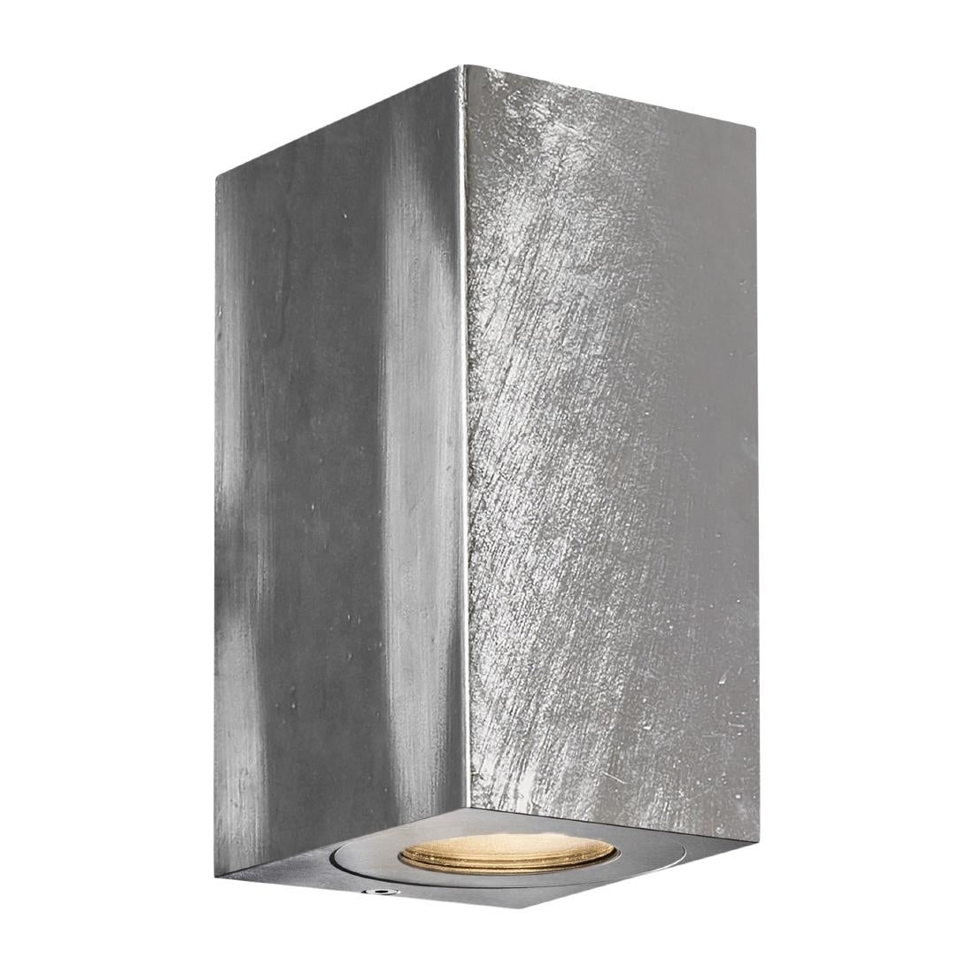 JE750 Nordlux Canto Maxi Kubi 2 Outdoor Wall Light Galvanized (Direct)
