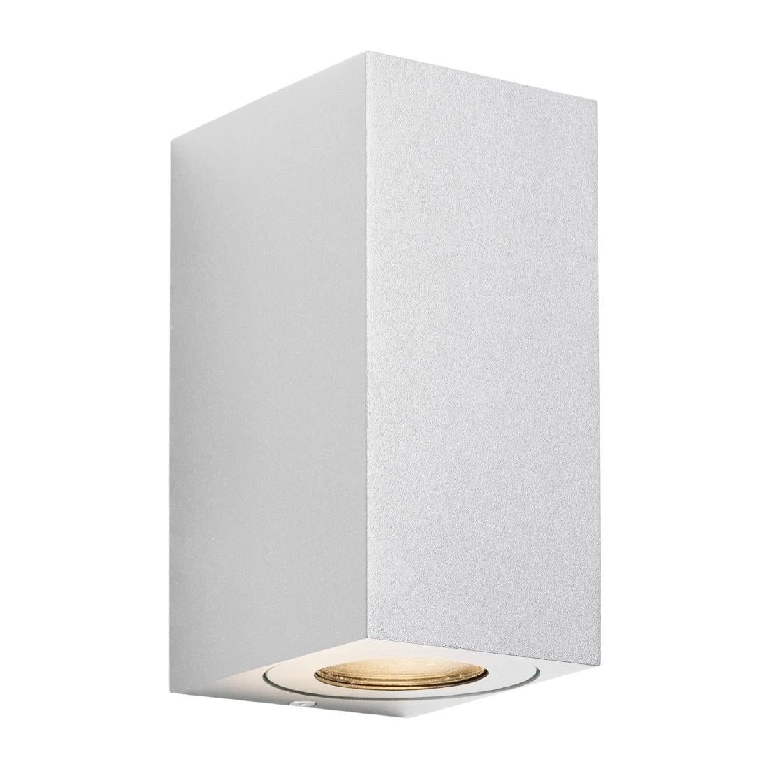 JE751 Nordlux Canto Maxi Kubi 2 Outdoor Wall Light White (Direct)