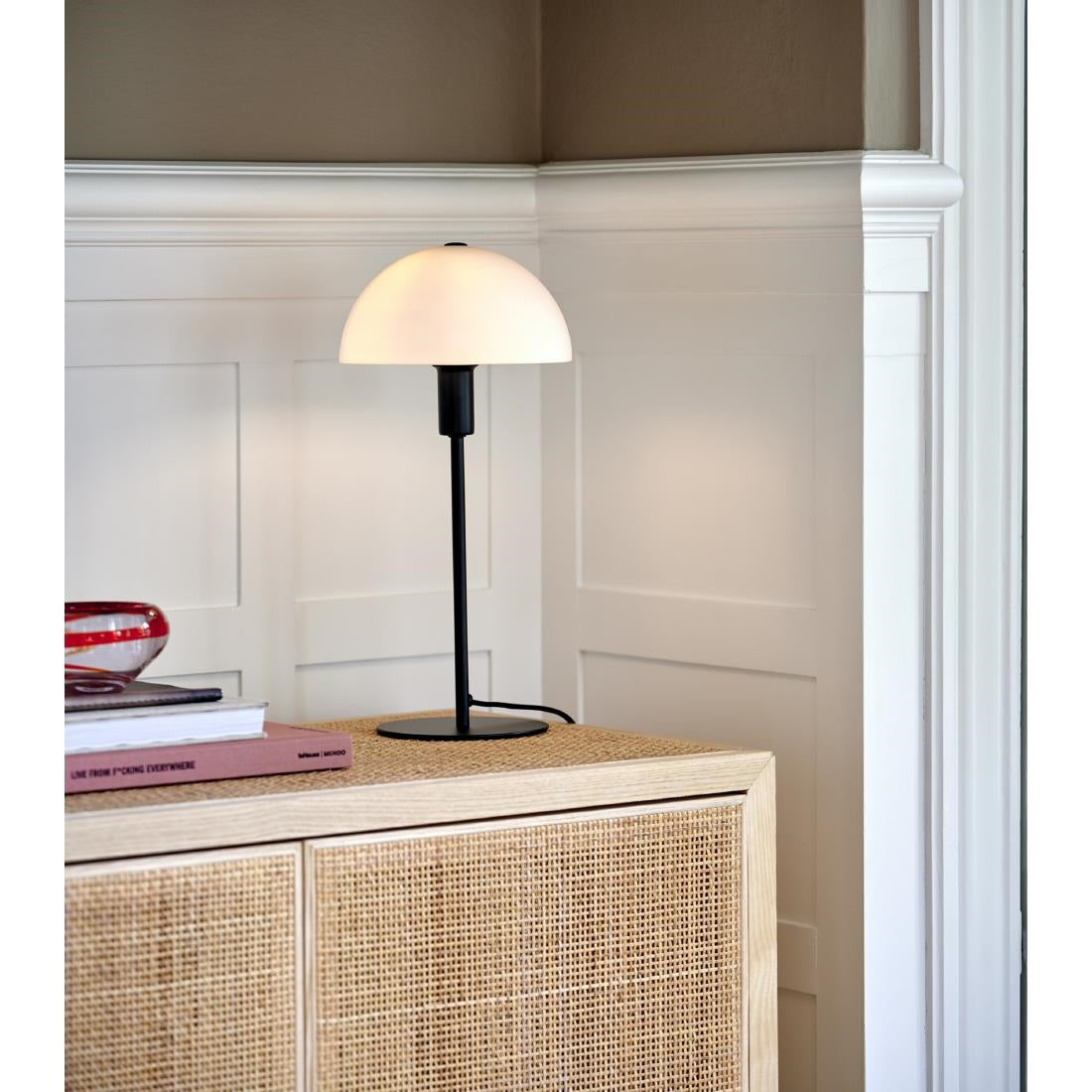 JE760 Nordlux Ellen 20 Indoor Table Lamp Black Base (Direct)