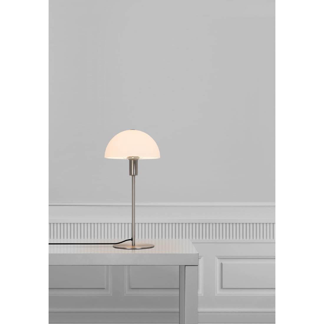JE762 Nordlux Ellen 20 Indoor Table Lamp Brushed Steel (Direct)