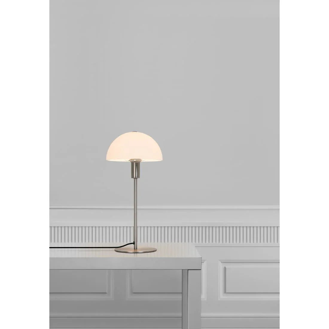 JE762 Nordlux Ellen 20 Indoor Table Lamp Brushed Steel (Direct)