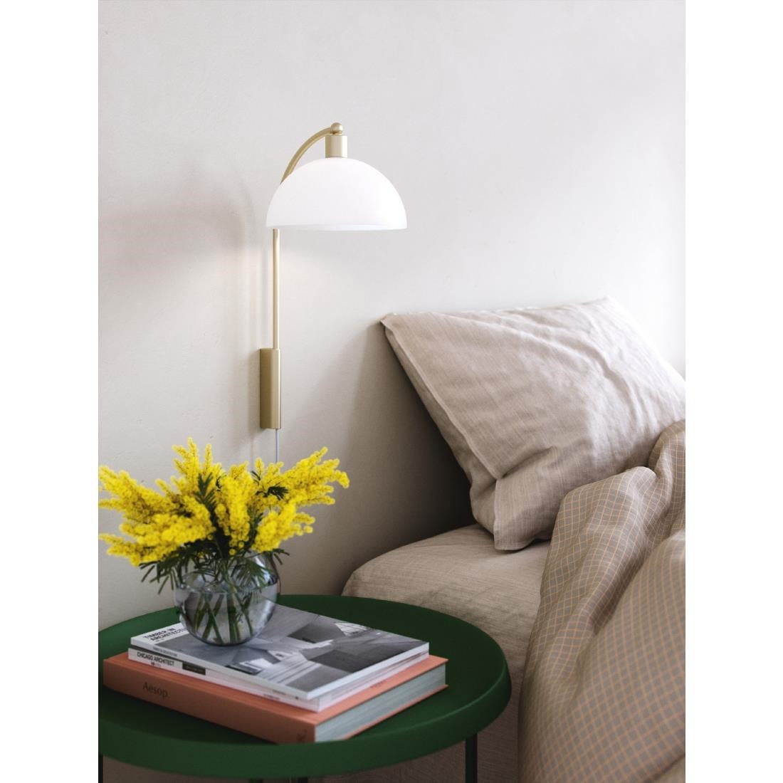 JE767 Nordlux Ellen 20 Indoor Wall Light Brass (Direct)