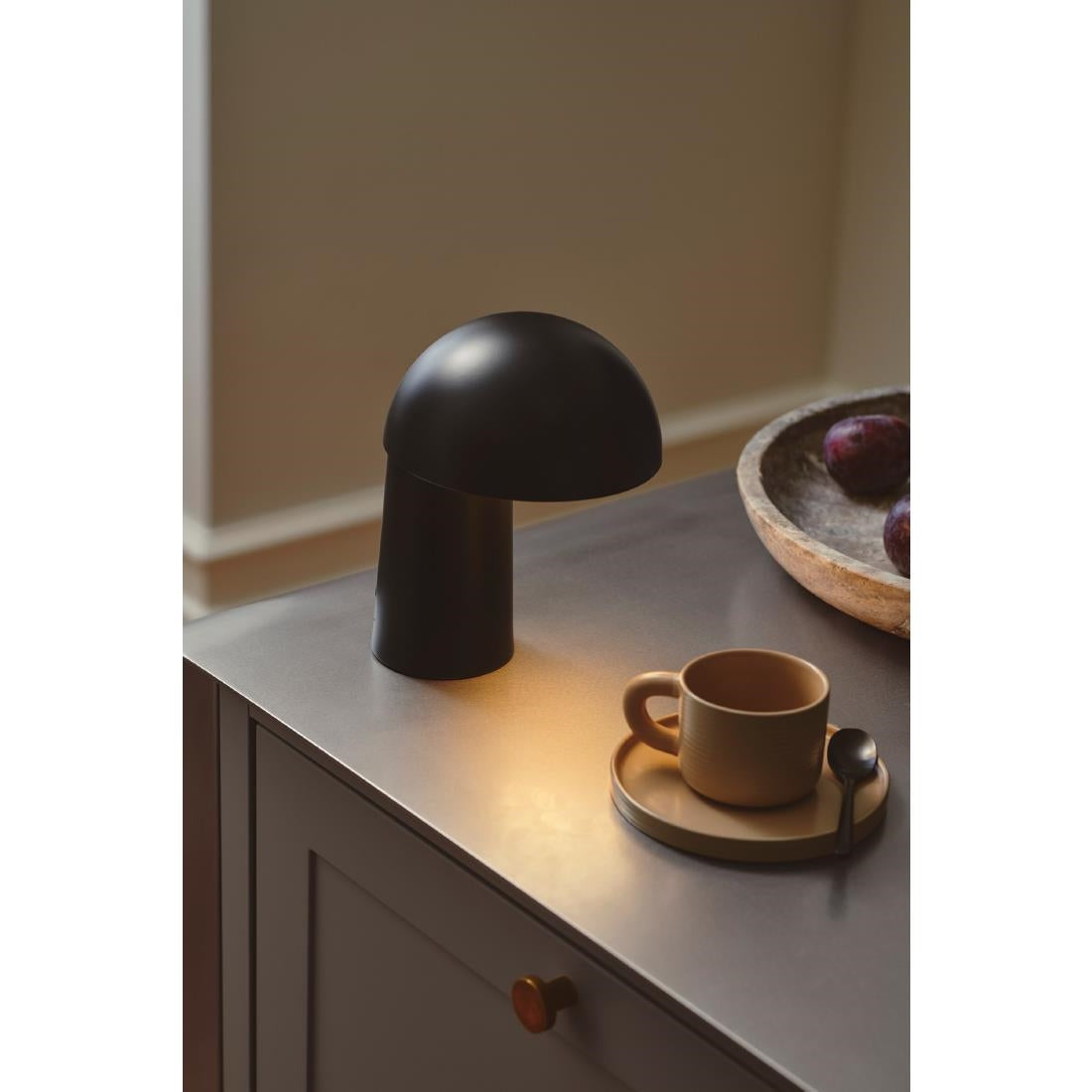 JE777 Nordlux Faye Portable Indoor Table Lamp Black (Direct)