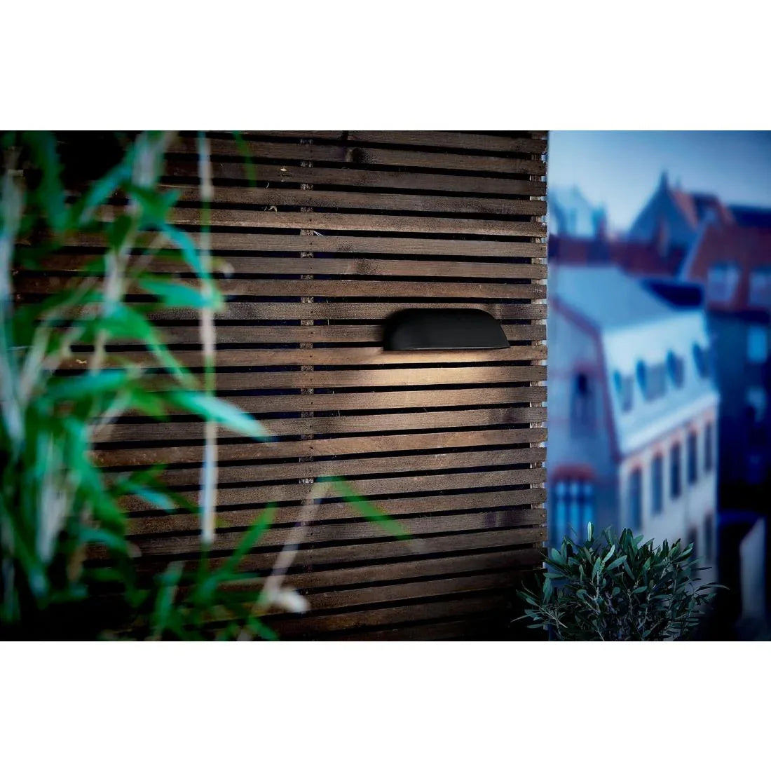 JE778 Nordlux Front 26 Outdoor Wall Light Black (Direct)