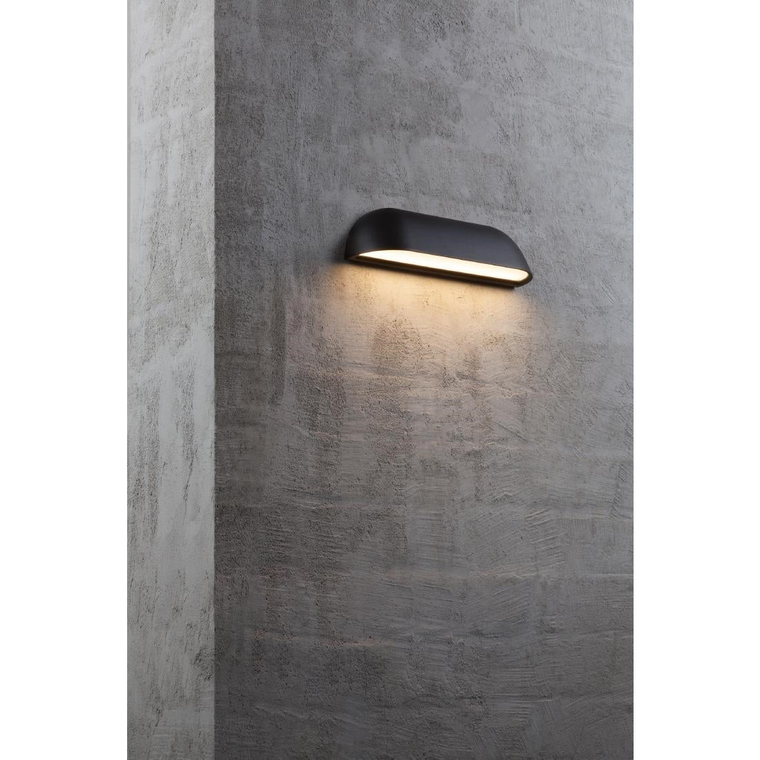 JE778 Nordlux Front 26 Outdoor Wall Light Black (Direct)