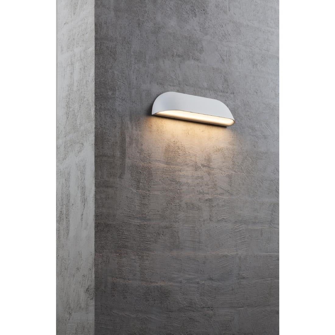 JE779 Nordlux Front 26 Outdoor Wall Light White (Direct)