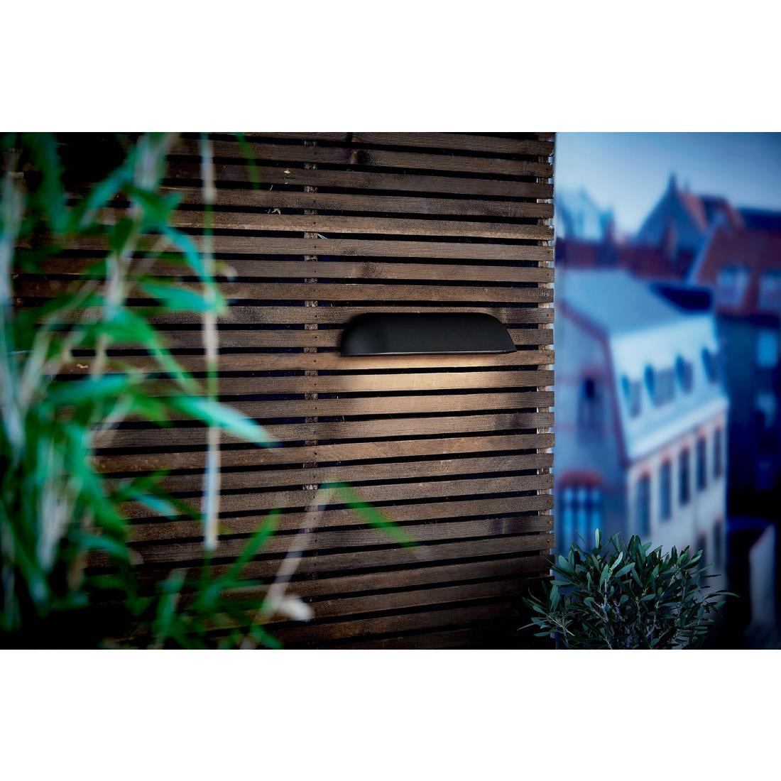 JE780 Nordlux Front 36 Outdoor Wall Light Black (Direct)