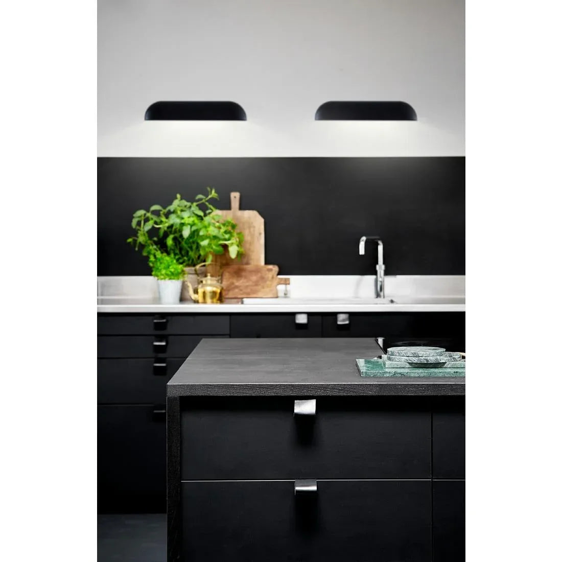 JE780 Nordlux Front 36 Outdoor Wall Light Black (Direct)