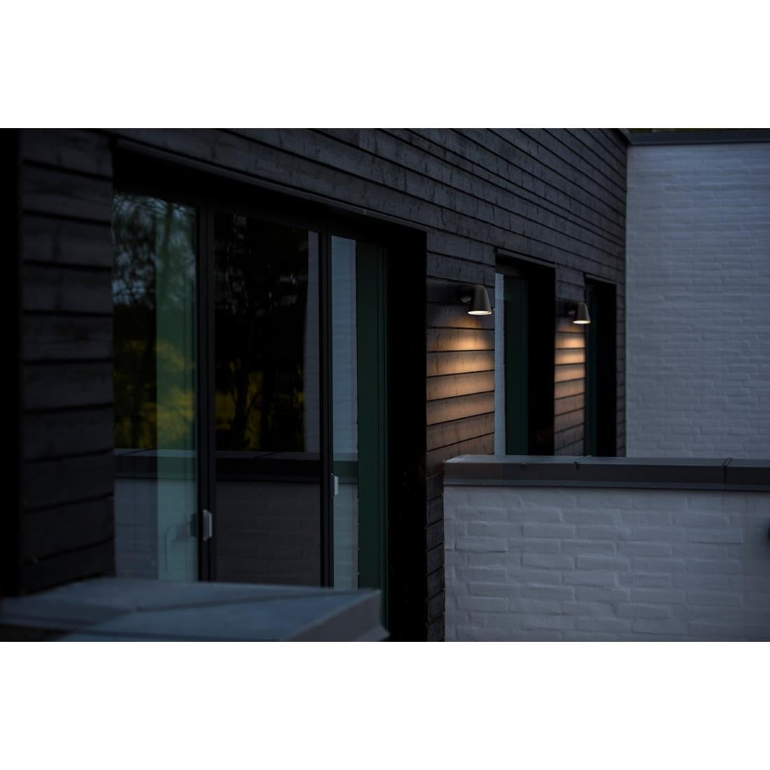 JE781 Nordlux Front Single Outdoor Wall Light Black (Direct)