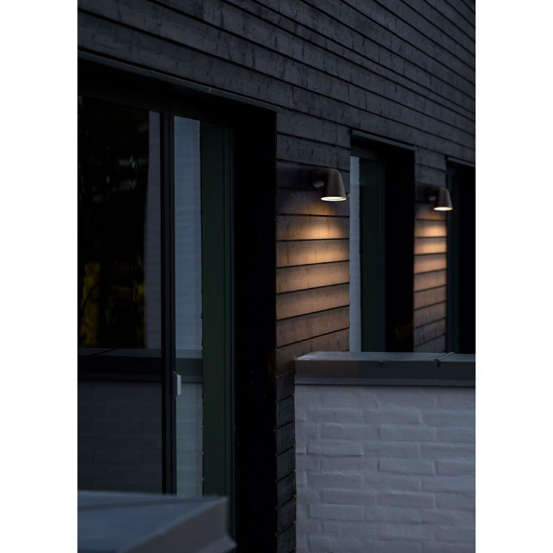 JE781 Nordlux Front Single Outdoor Wall Light Black (Direct)