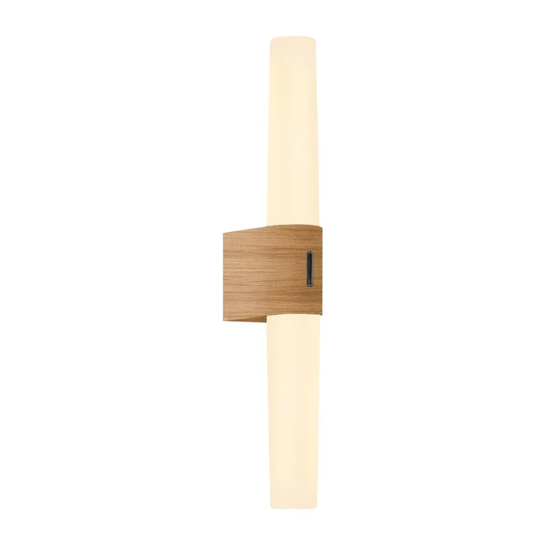 JE786 Nordlux Helva Double Basic Indoor Wall Light Wood Foil (Direct)