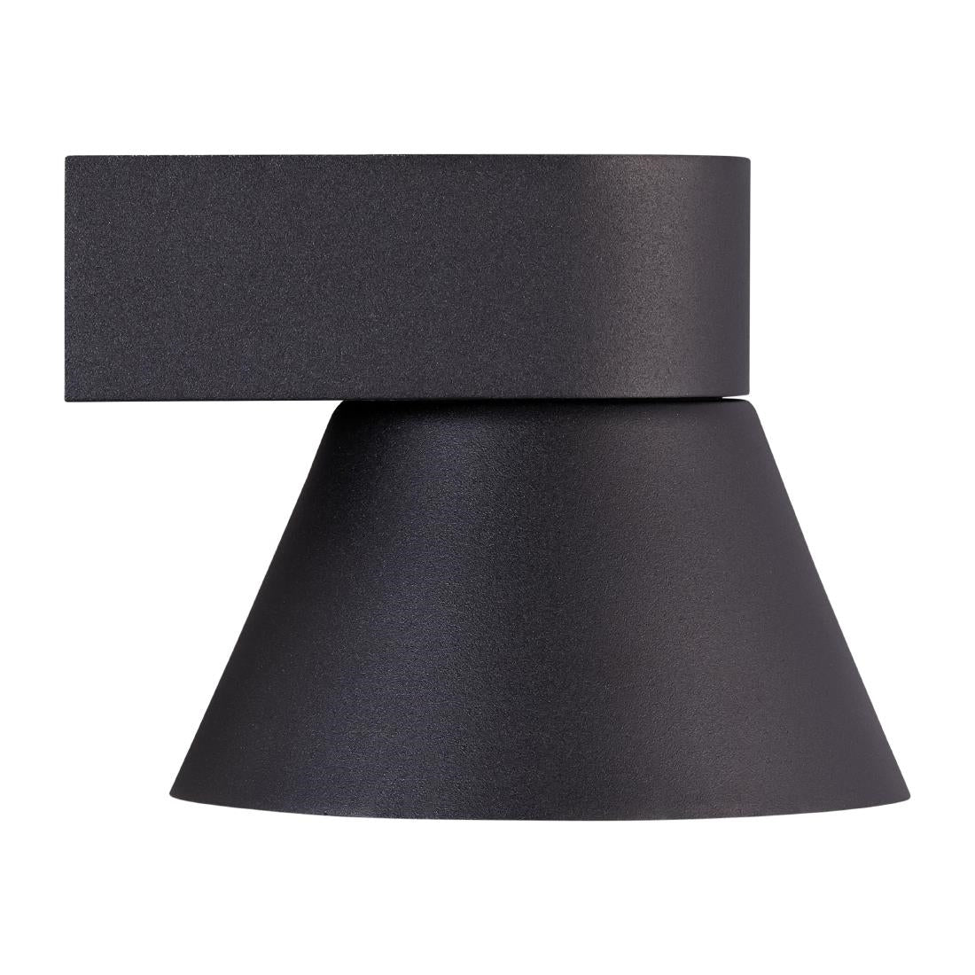 JE787 Nordlux Kyklop Cone Outdoor Wall Light Black (Direct)