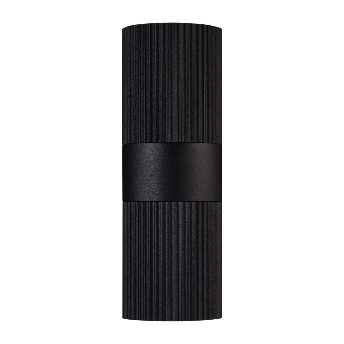 JE789 Nordlux Kyklop Ripple Outdoor Wall Light Black (Direct)