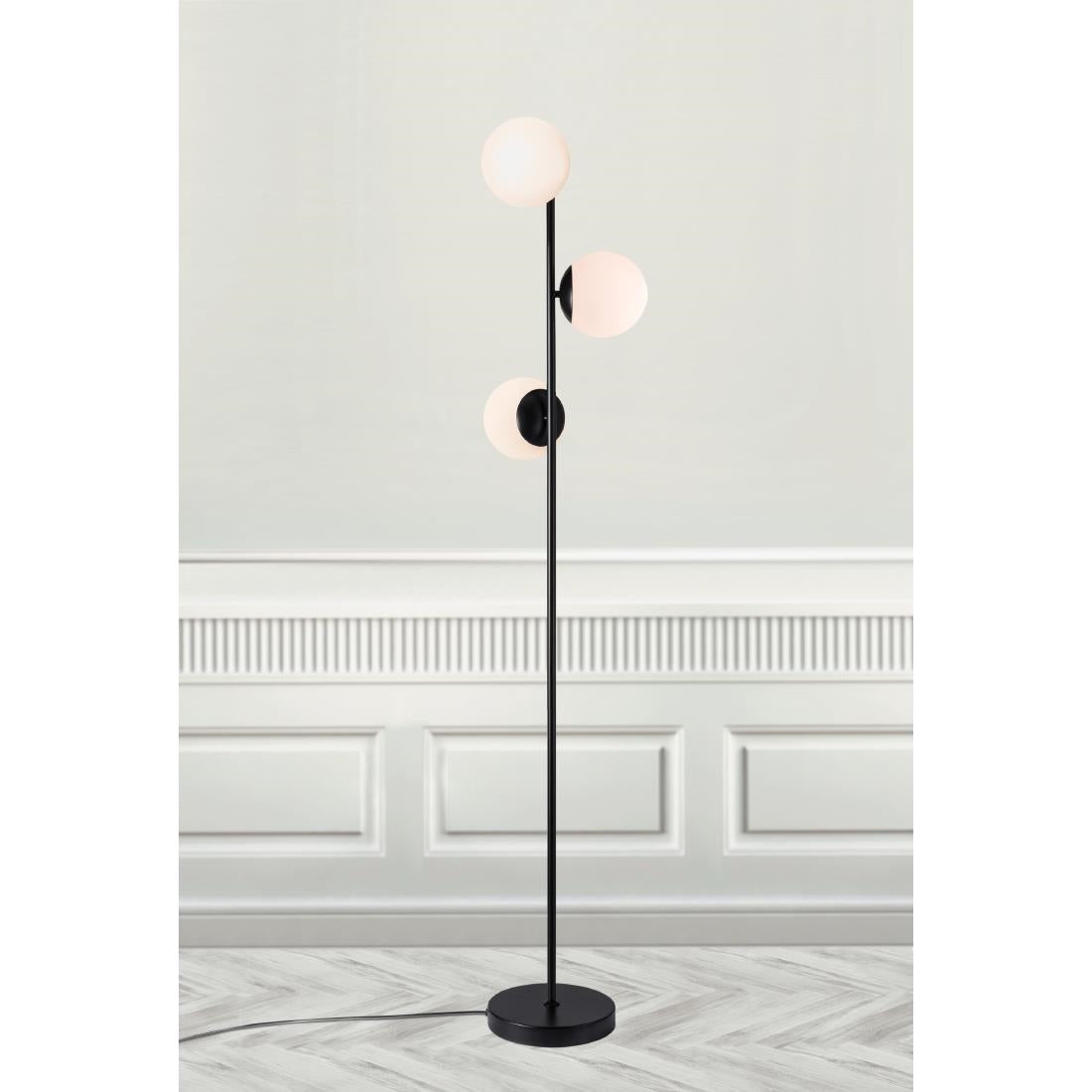 JE791 Nordlux Lilly Indoor Floor Lamp Black (Direct)