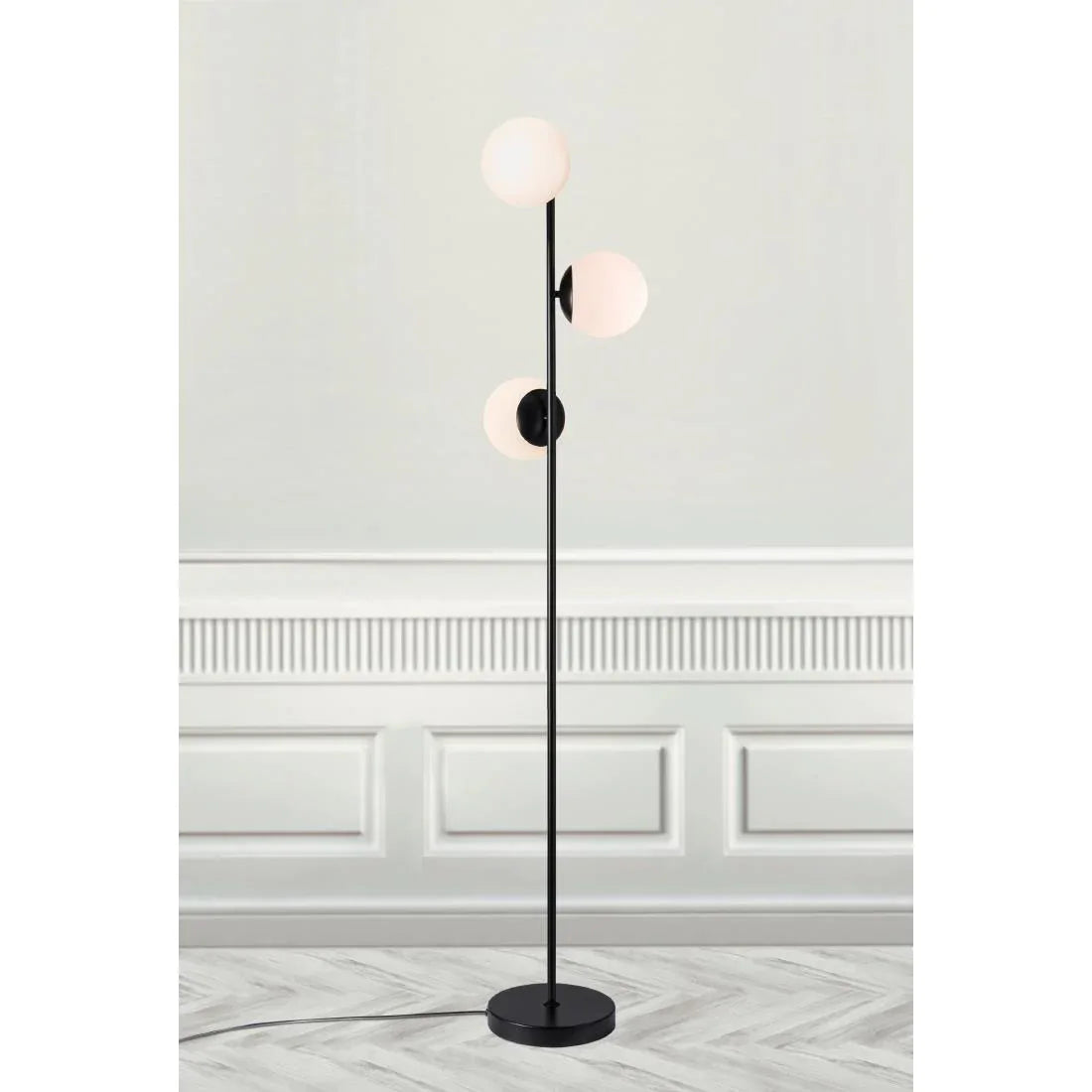 JE791 Nordlux Lilly Indoor Floor Lamp Black (Direct)