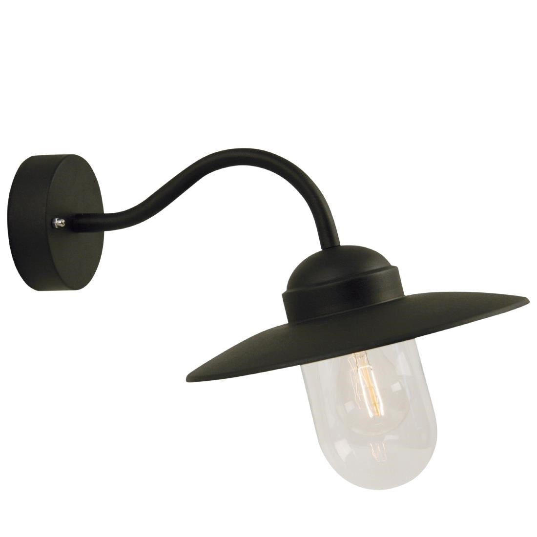 JE792 Nordlux Luxembourg Outdoor Wall Light Black (Direct)