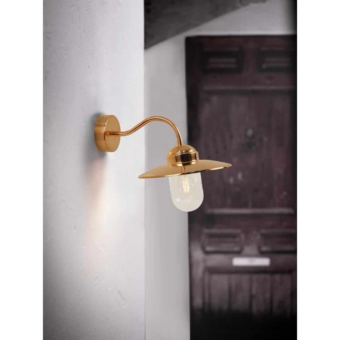 JE793 Nordlux Luxembourg Outdoor Wall Light Copper (Direct)