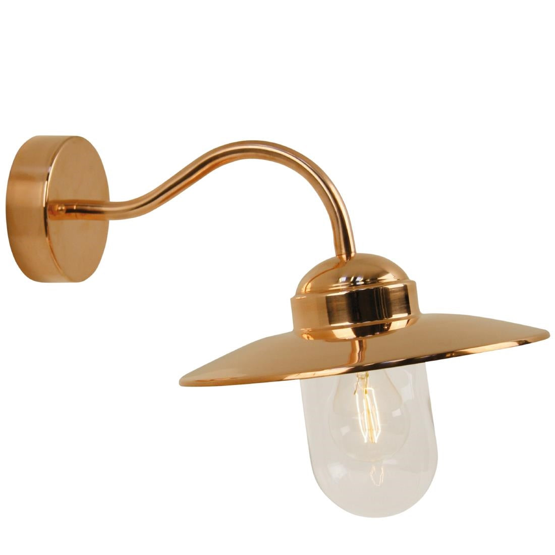 JE793 Nordlux Luxembourg Outdoor Wall Light Copper (Direct)