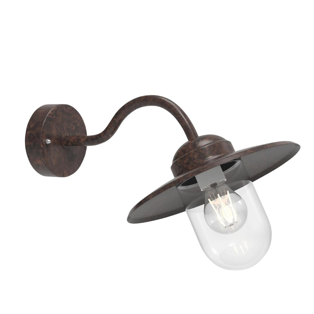 JE795 Nordlux Luxembourg Outdoor Wall Light Rusty (Direct)