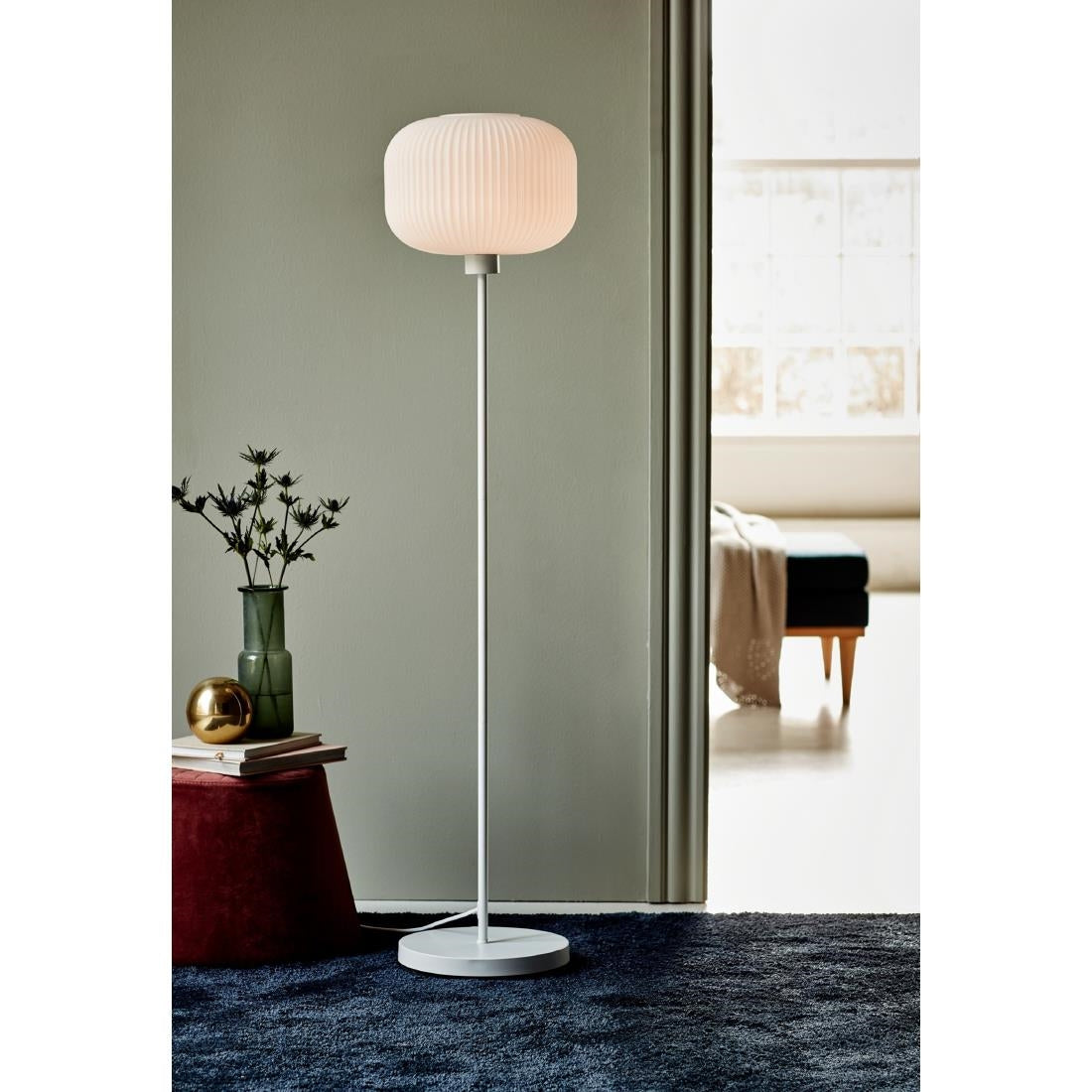 JE805 Nordlux Milford Indoor Floor Lamp White (Direct)