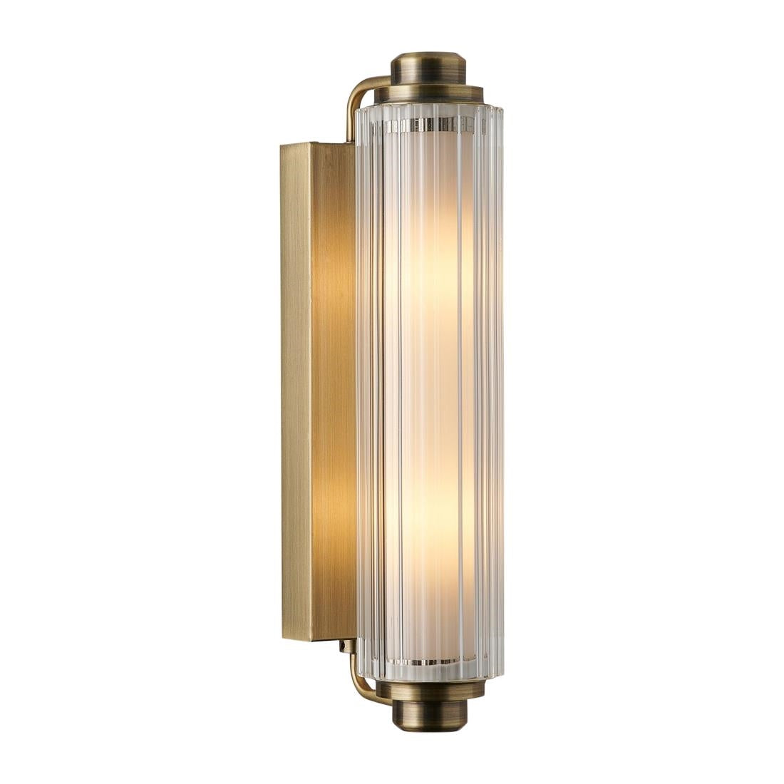 JE812 Nordlux Nimal Double Indoor Wall Light Brass (Direct)