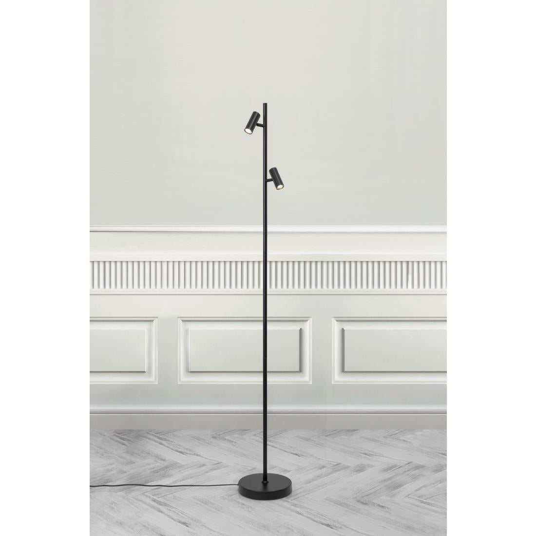 JE813 Nordlux Omari Indoor Floor Lamp Black (Direct)