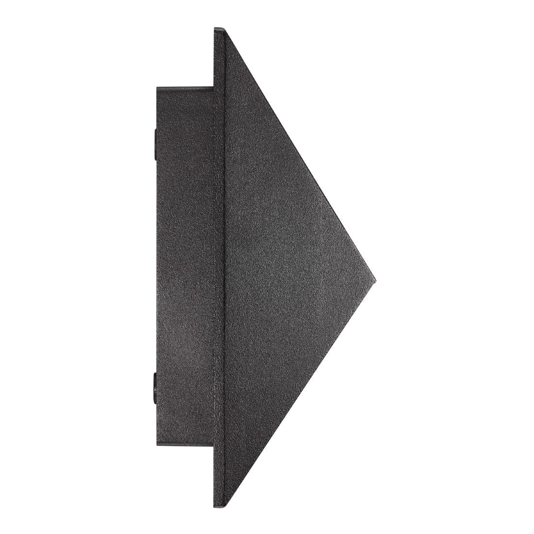 JE819 Nordlux Pontio 15 Outdoor Wall Light Black (Direct)