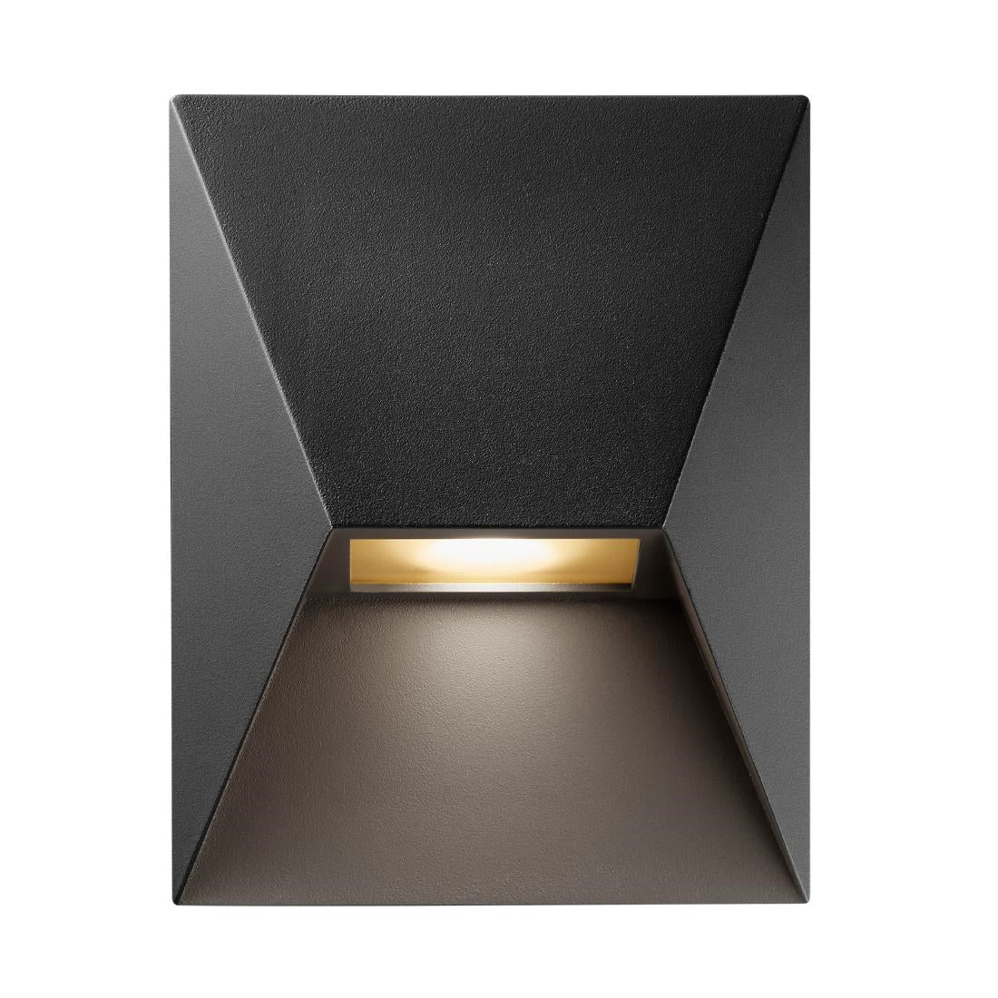 JE819 Nordlux Pontio 15 Outdoor Wall Light Black (Direct)