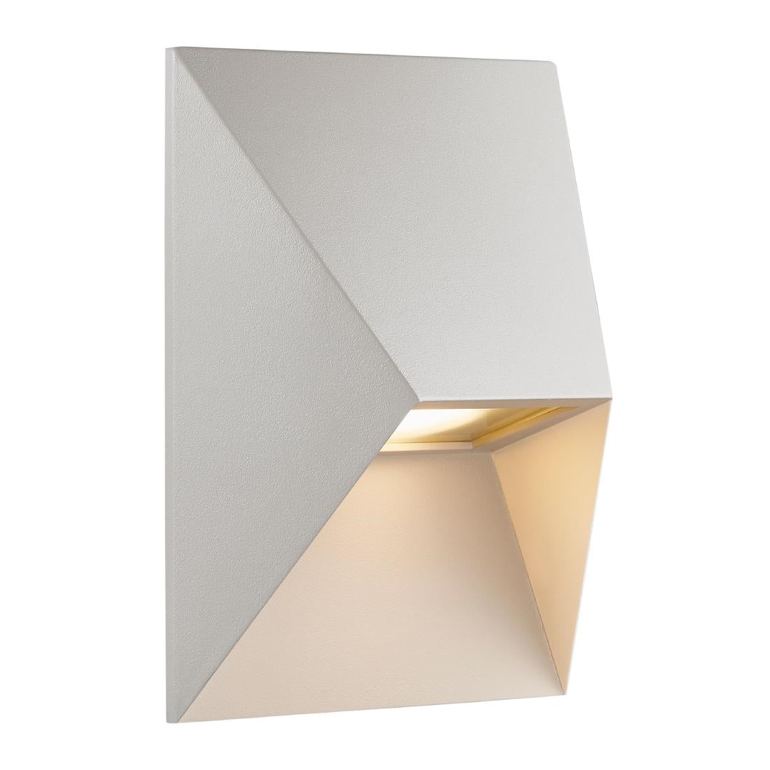 JE822 Nordlux Pontio 15 Outdoor Wall Light White (Direct)