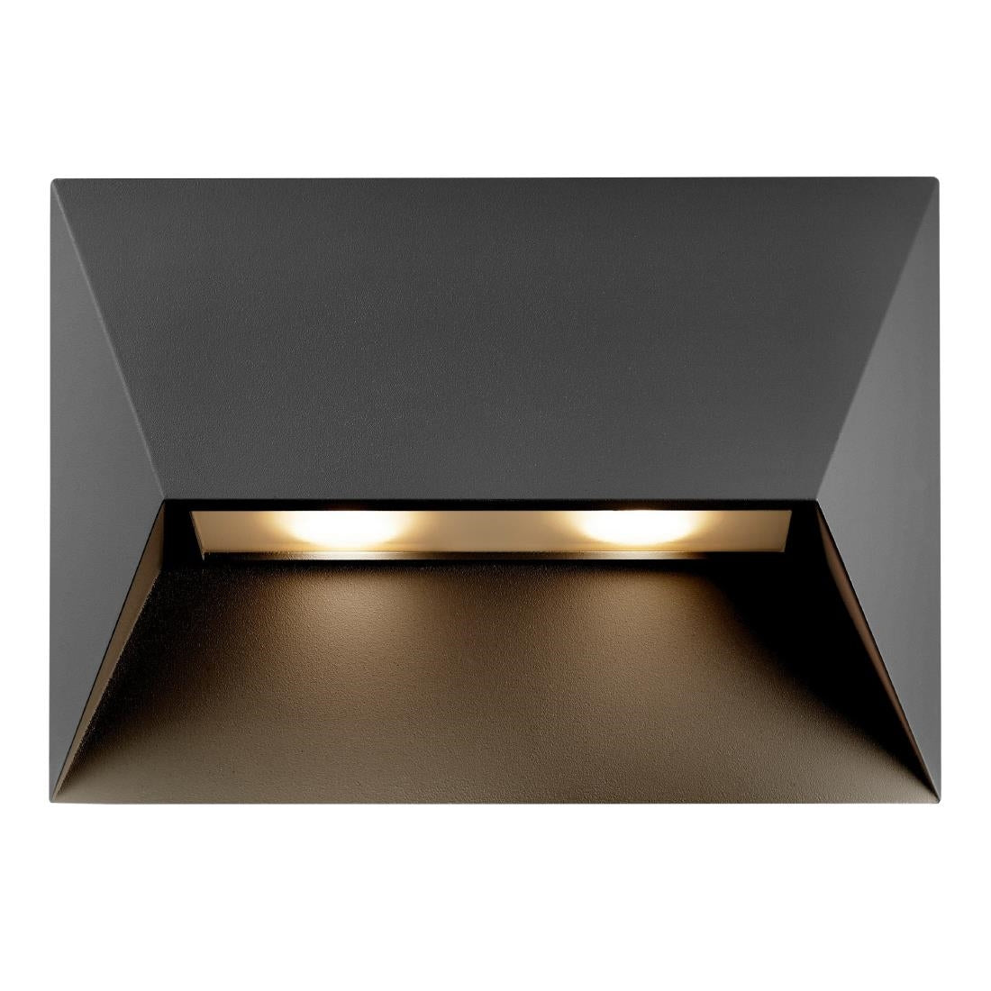 JE823 Nordlux Pontio 27 Outdoor Wall Light Black (Direct)