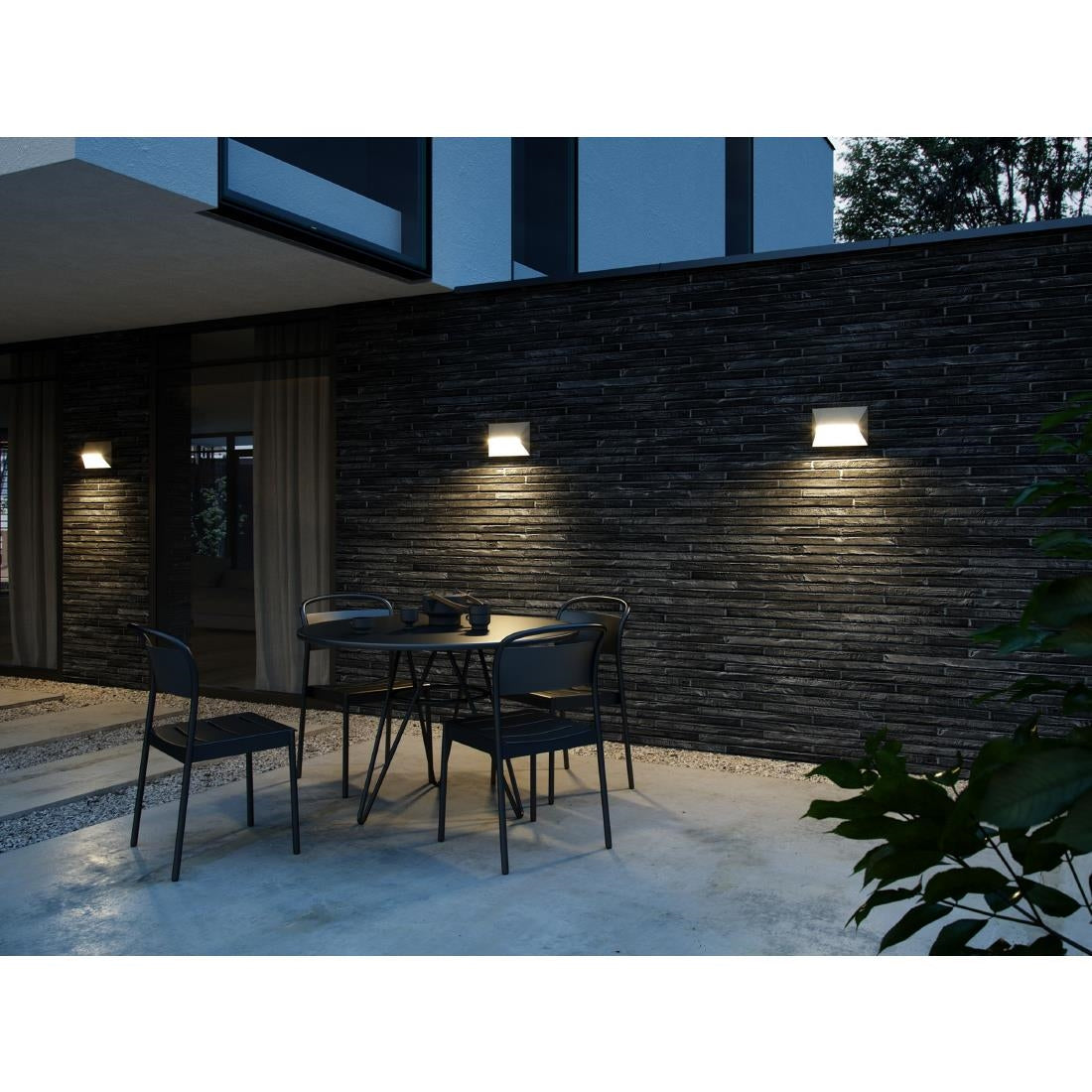 JE825 Nordlux Pontio 27 Outdoor Wall Light Sanded (Direct)