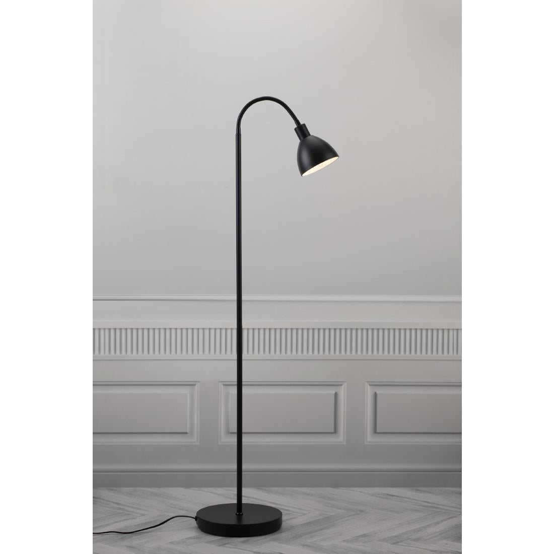 JE827 Nordlux Ray Single Indoor Floor Lamp Black (Direct)