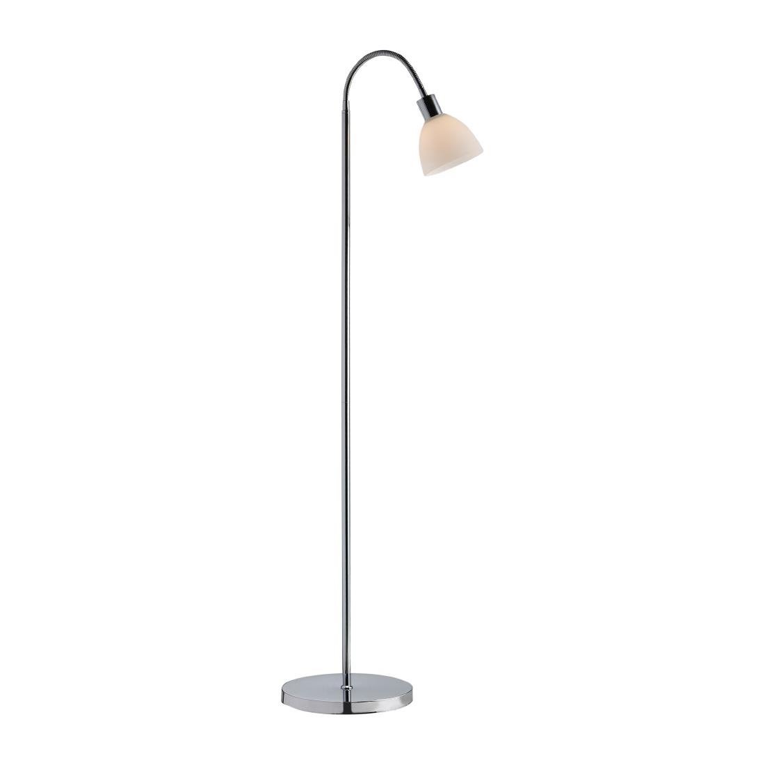 JE828 Nordlux Ray Single Indoor Floor Lamp Chrome (Direct)
