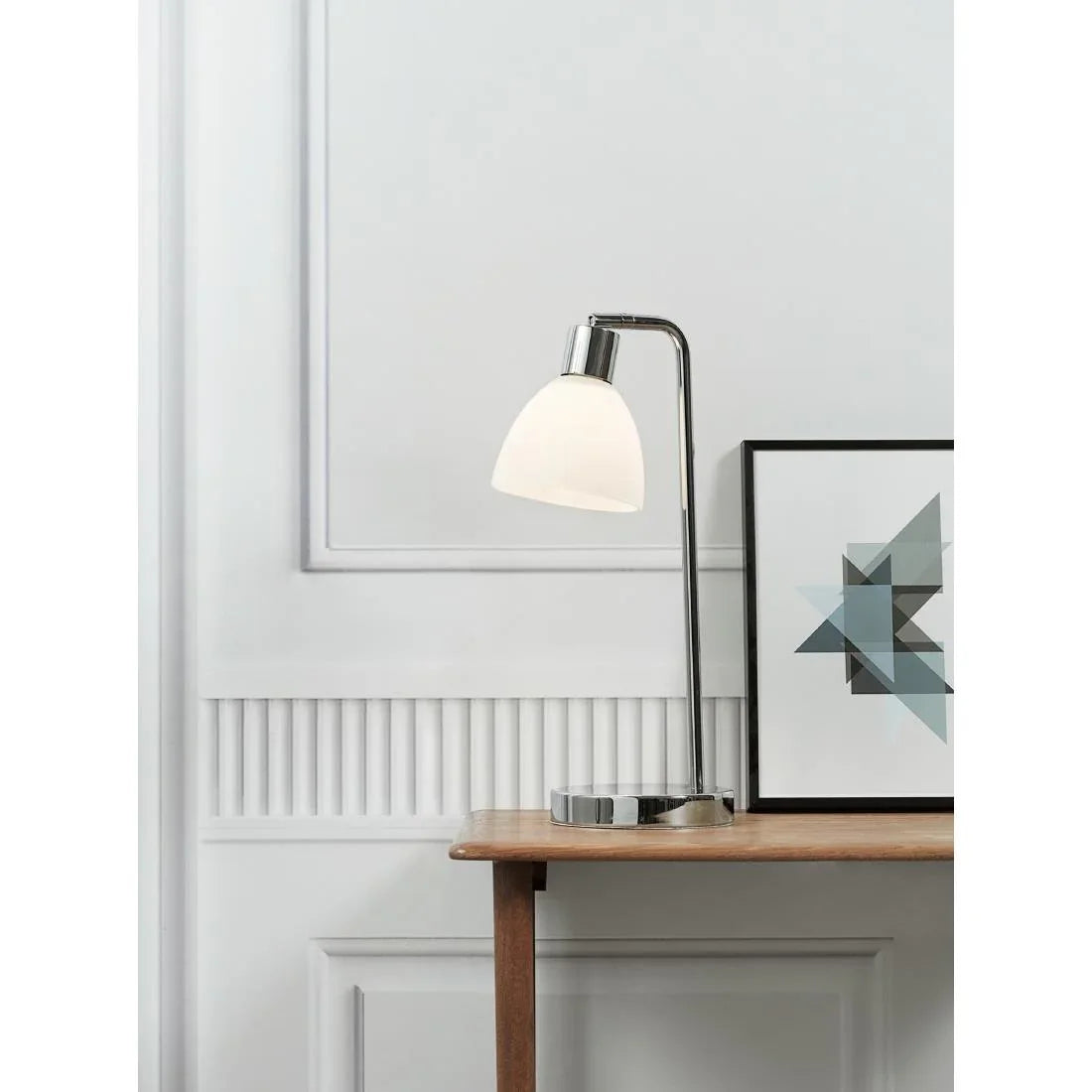 JE832 Nordlux Ray Indoor Table Lamp Chrome (Direct)