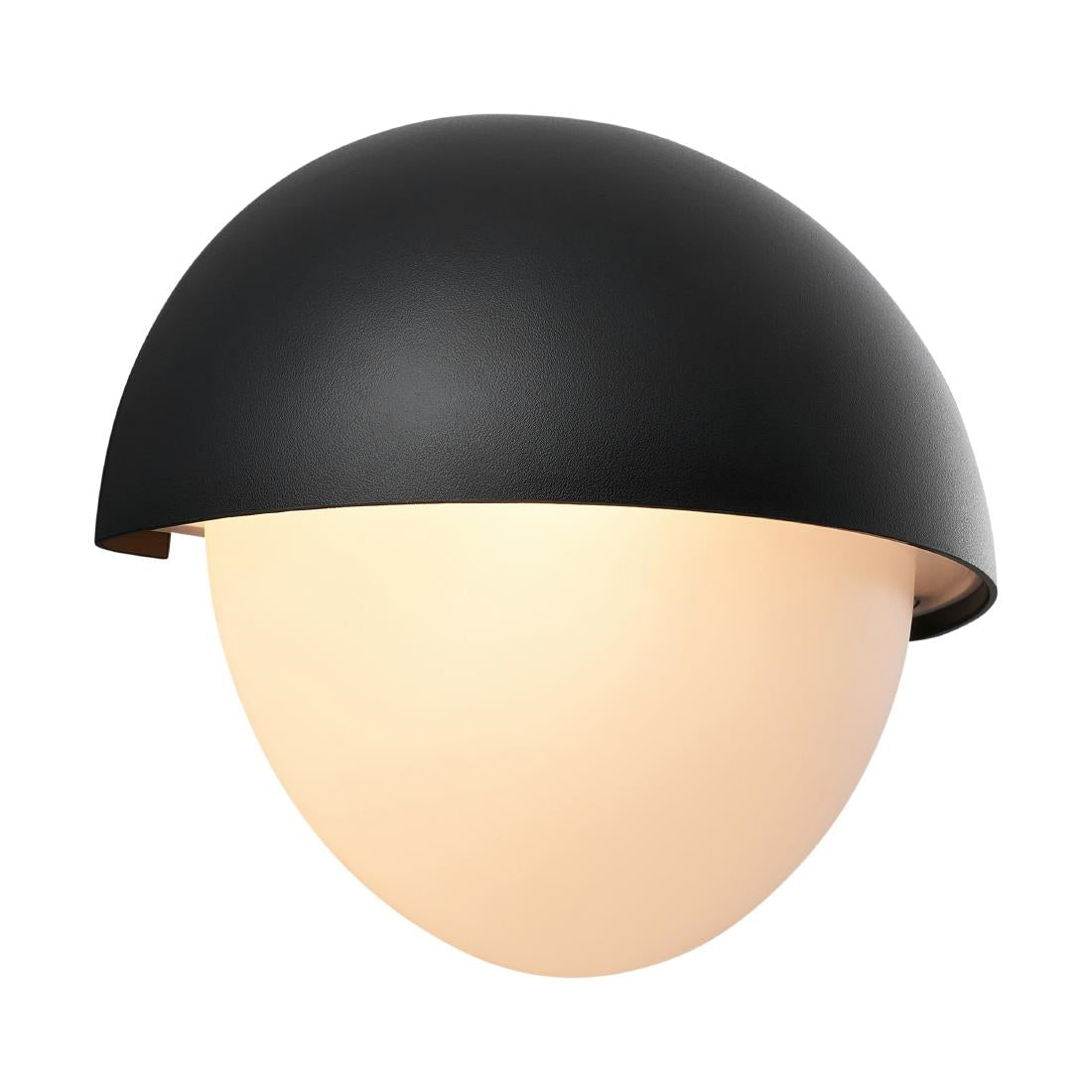 JE838 Nordlux Scorpius Maxi Round Outdoor Wall Light Black (Direct)