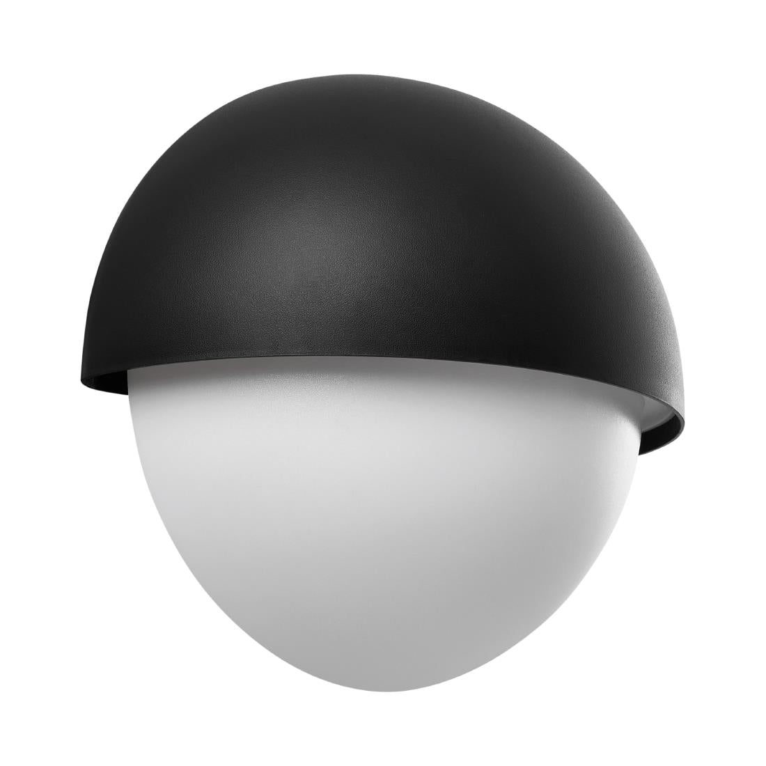 JE844 Nordlux Scorpius Round Outdoor Wall Light Black (Direct)