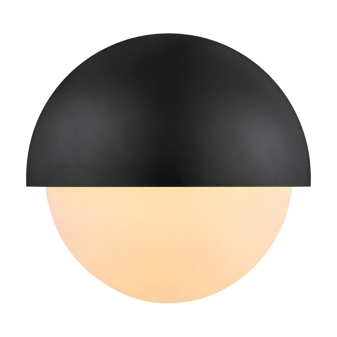 JE844 Nordlux Scorpius Round Outdoor Wall Light Black (Direct)