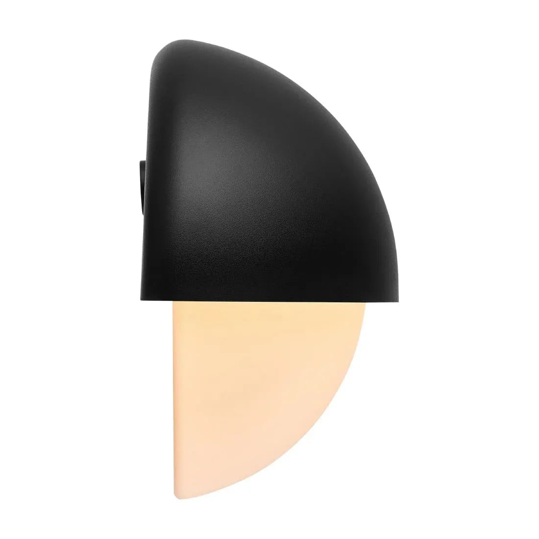 JE844 Nordlux Scorpius Round Outdoor Wall Light Black (Direct)