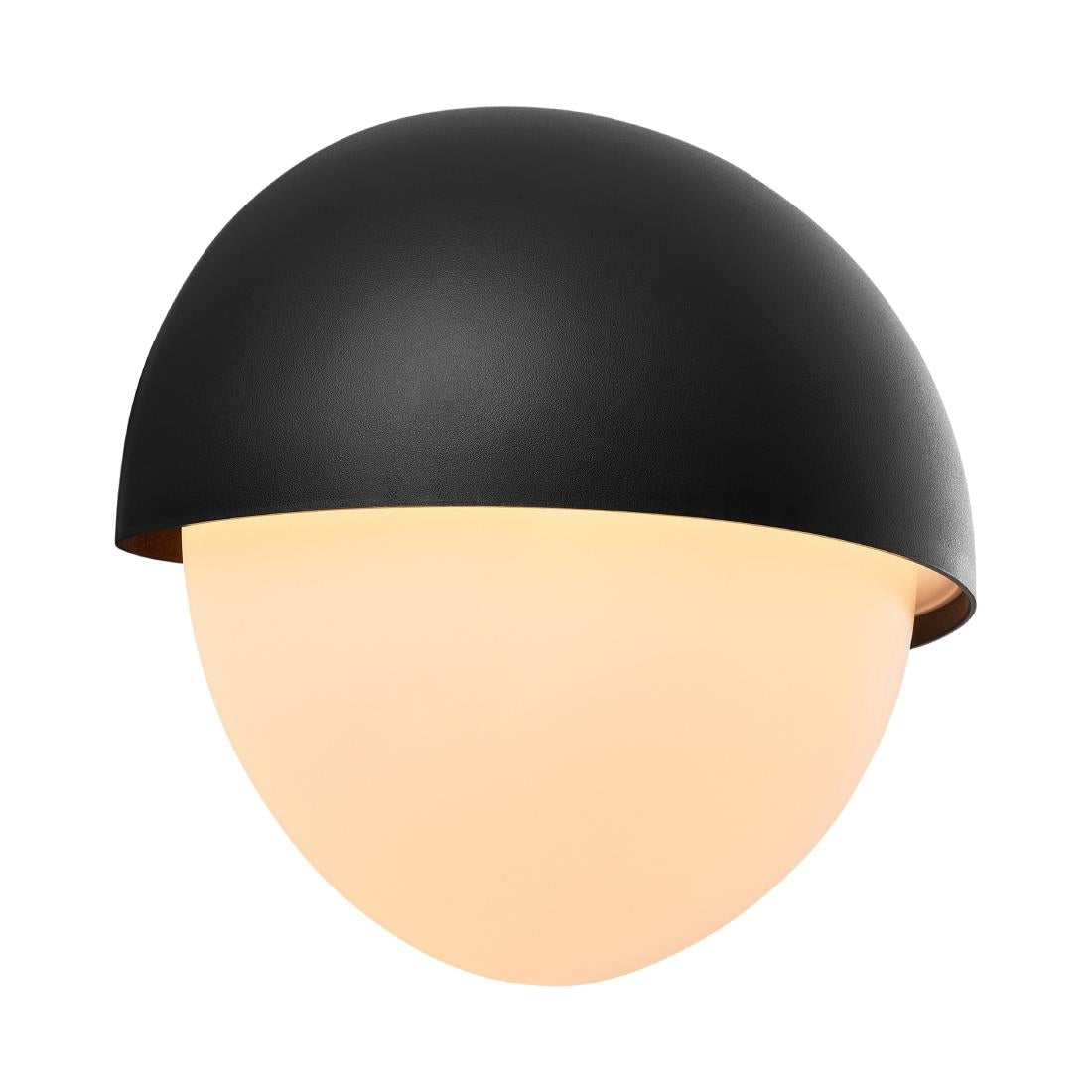 JE844 Nordlux Scorpius Round Outdoor Wall Light Black (Direct)