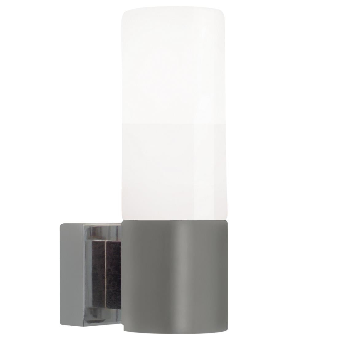 JE845 Nordlux Tangens Single Indoor Wall Light Brushed Steel (Direct)