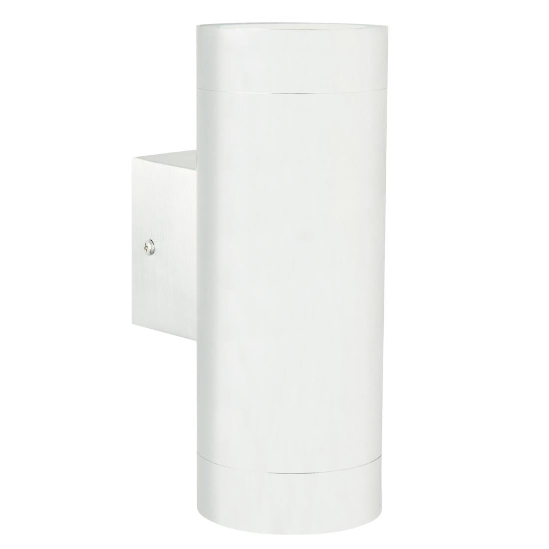 JE848 Nordlux Tin Maxi Double Outdoor Wall Light White (Direct)