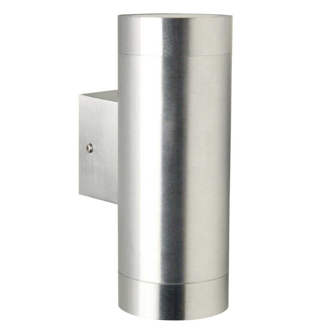 JE849 Nordlux Tin Maxi Double Outdoor Wall Light Aluminium (Direct)