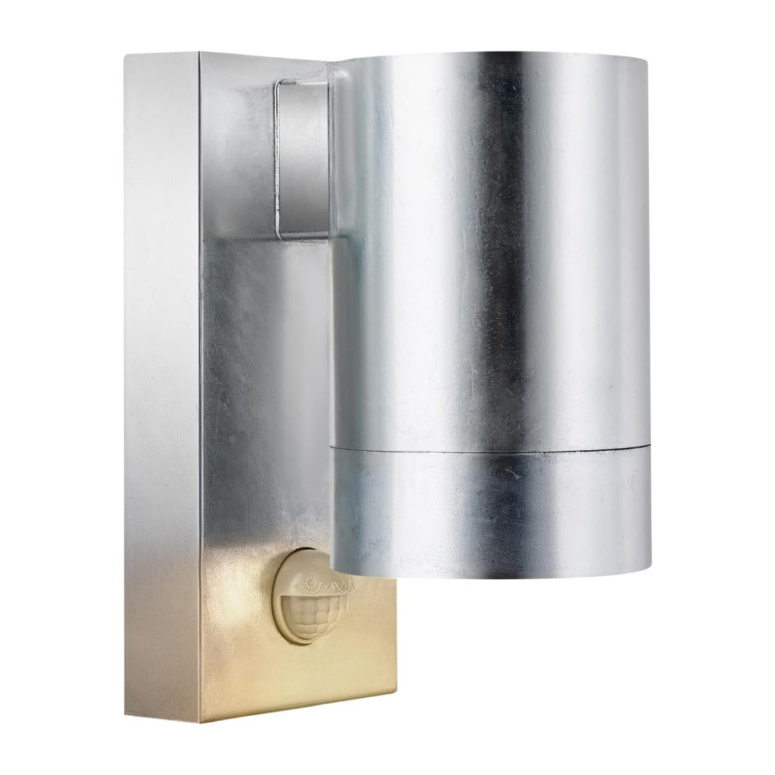 JE857 Nordlux Tin Maxi Sensor Outdoor Wall Light Galvanized (Direct)