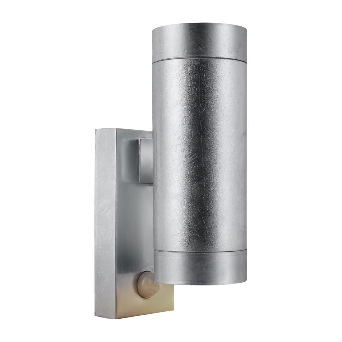 JE859 Nordlux Tin Maxi Double Sensor Outdoor Wall Light Galvanized (Direct)