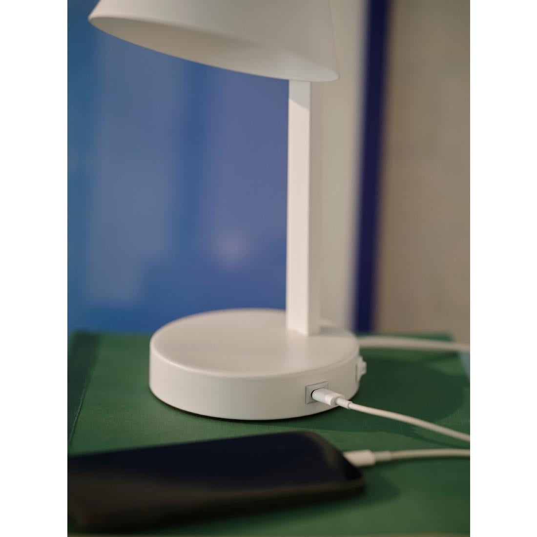 JE872 Nordlux Wilmer Indoor Table Lamp White (Direct)