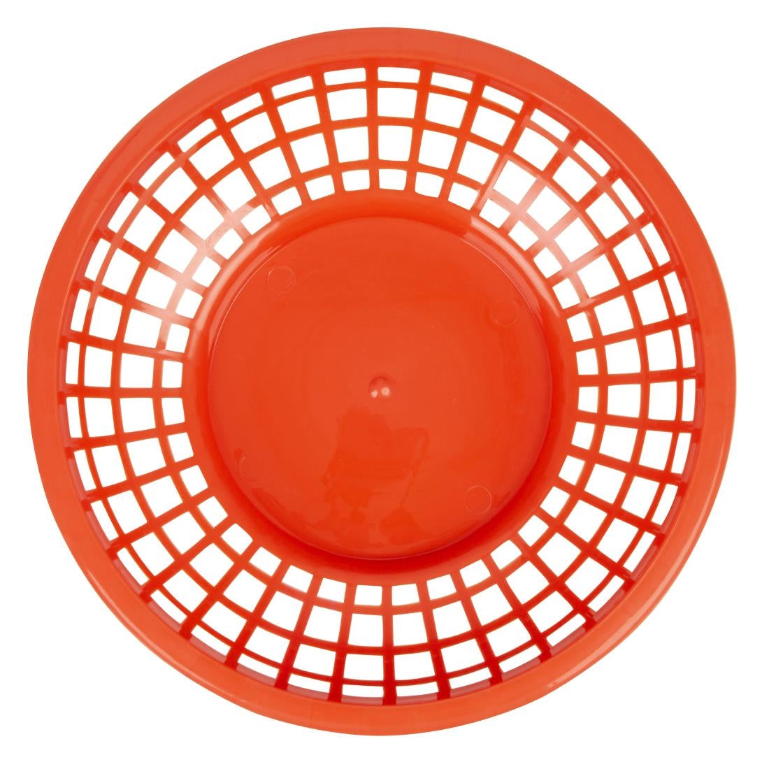 Olympia Kristallon PP Food Baskets Round Red 200x50mm (6 Pack)