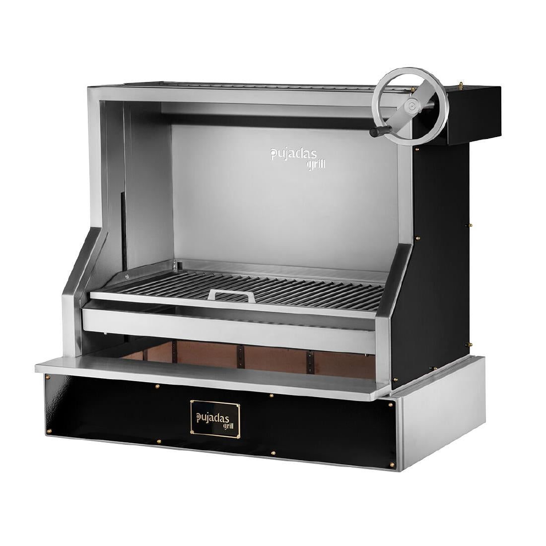 JE926 Pujadas Countertop Open Grill With V-Shaped Bars And Refractory Base (Direct)