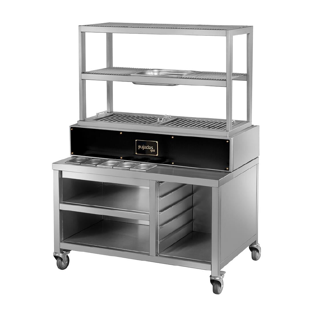 JE928 Pujadas Robata Grill With Mobile Cabinet (Direct)