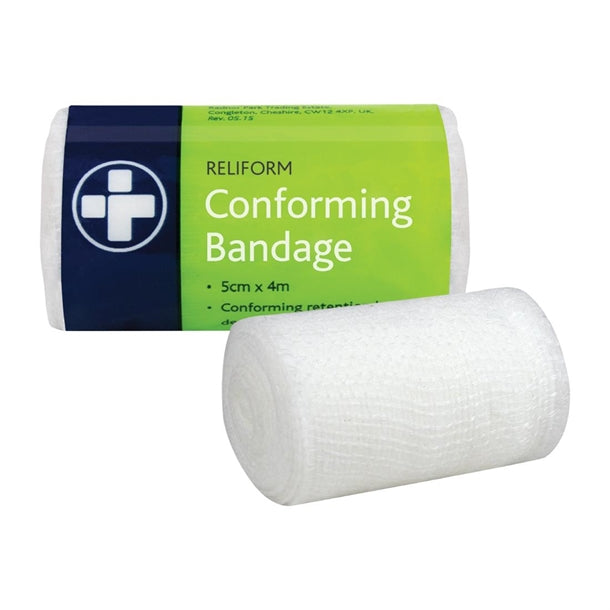 JF019 Reliform Conforming Bandages 5cm x 4m (10 Pack)